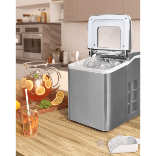 26lbs/24h Portable Countertop Ice Maker Machine with Scoop 26lbs/24h Portable Countertop Ice Maker Machine with Scoop