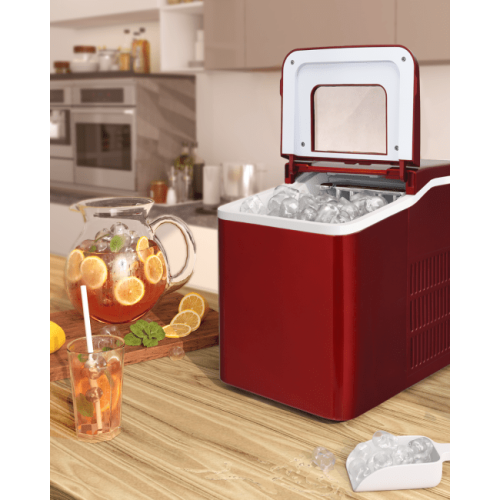 26lbs/24h Portable Countertop Ice Maker Machine with Scoop 26lbs/24h Portable Countertop Ice Maker Machine with Scoop